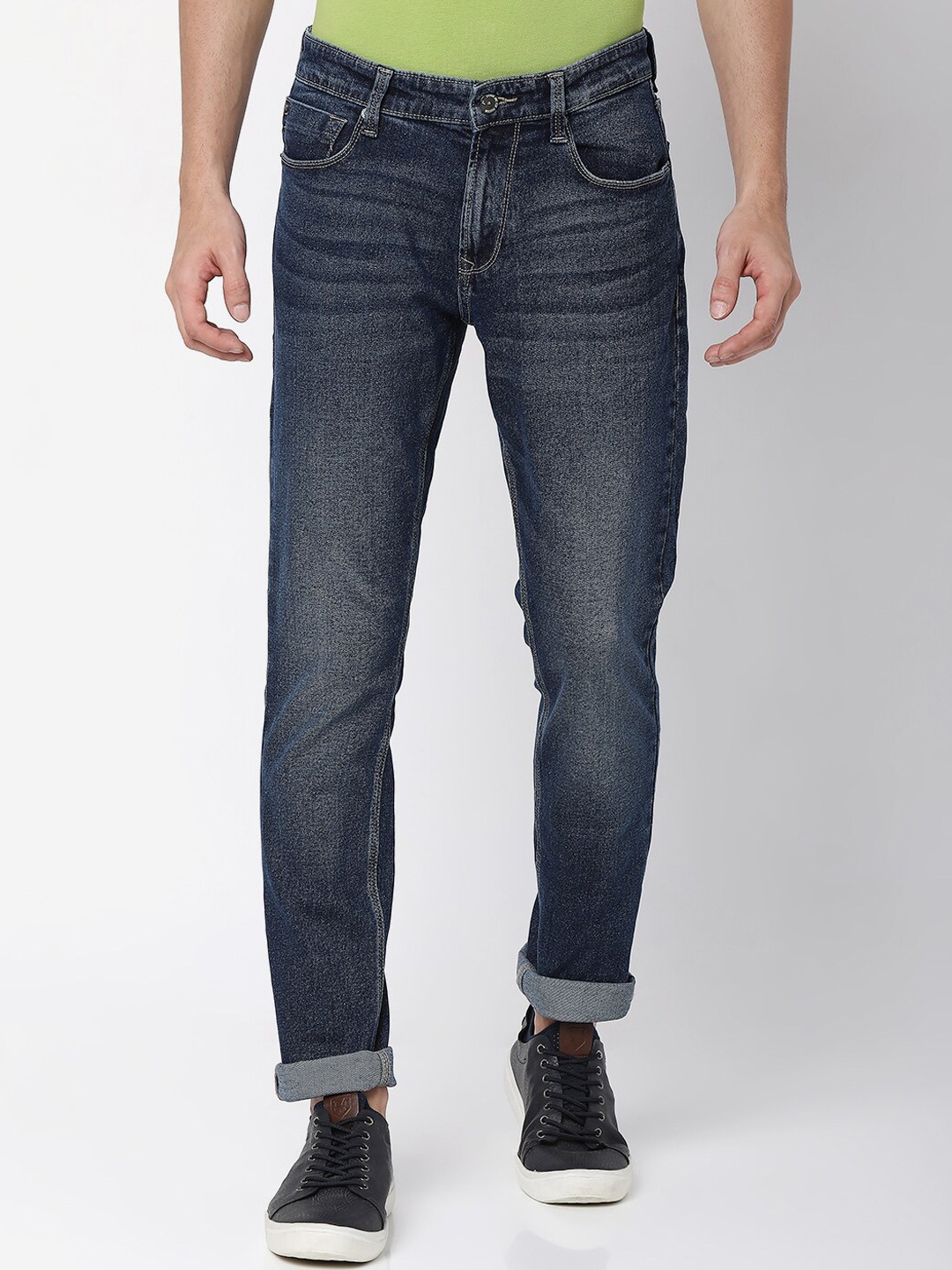 

SPYKAR Men Blue Skinny Fit Light Fade Jeans