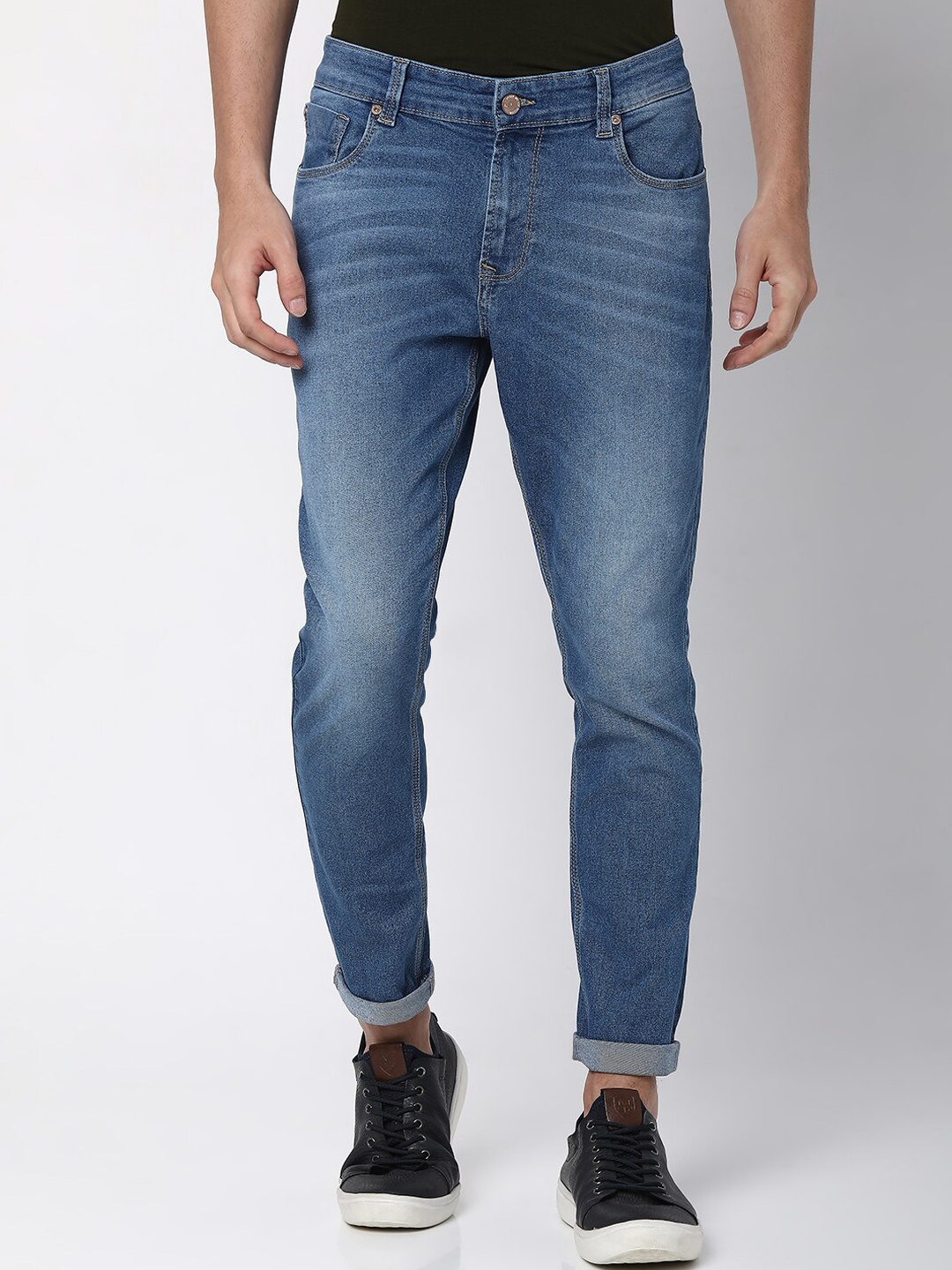 

SPYKAR Men Blue Slim Fit Light Fade Jeans