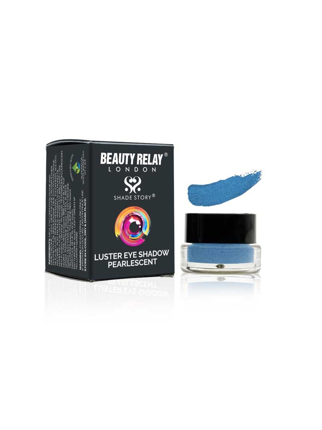 

BeautyRelay London Shade Story Luster Pearlescent Sparkle Smooth & Silky Eye Shadow - Sparkling Blue