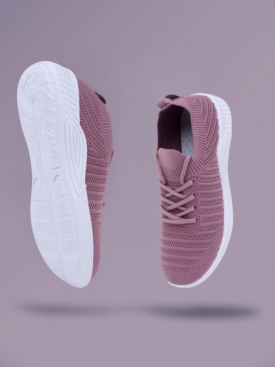 

Champs Women Purple Woven Design Sneakers