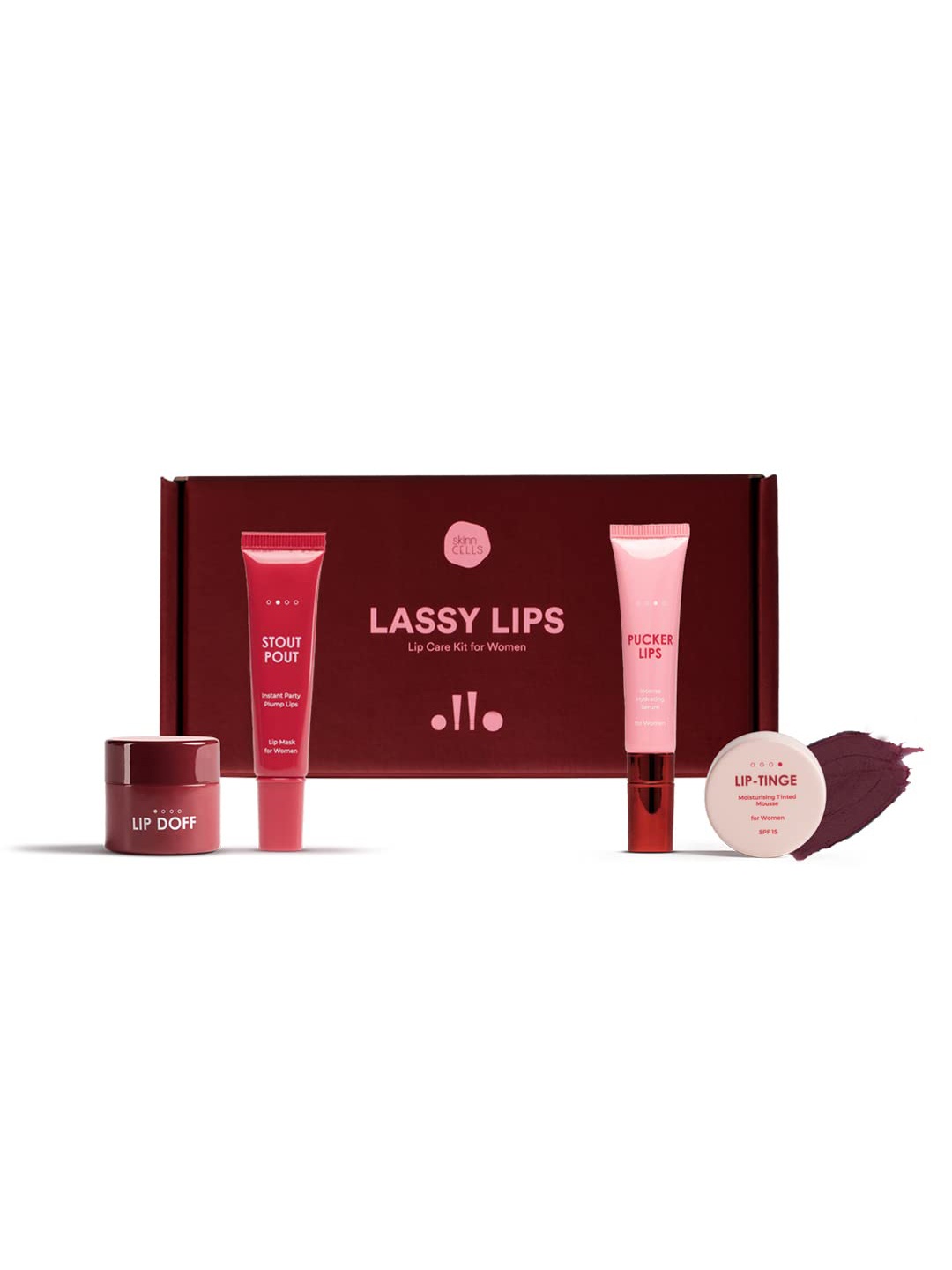 

skinn CELLS Lassy Lips Lip Care Kit 45g, Brown