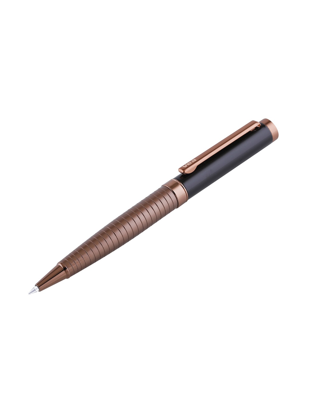 

VEA Black & Brown Satin Ballpoint Pen