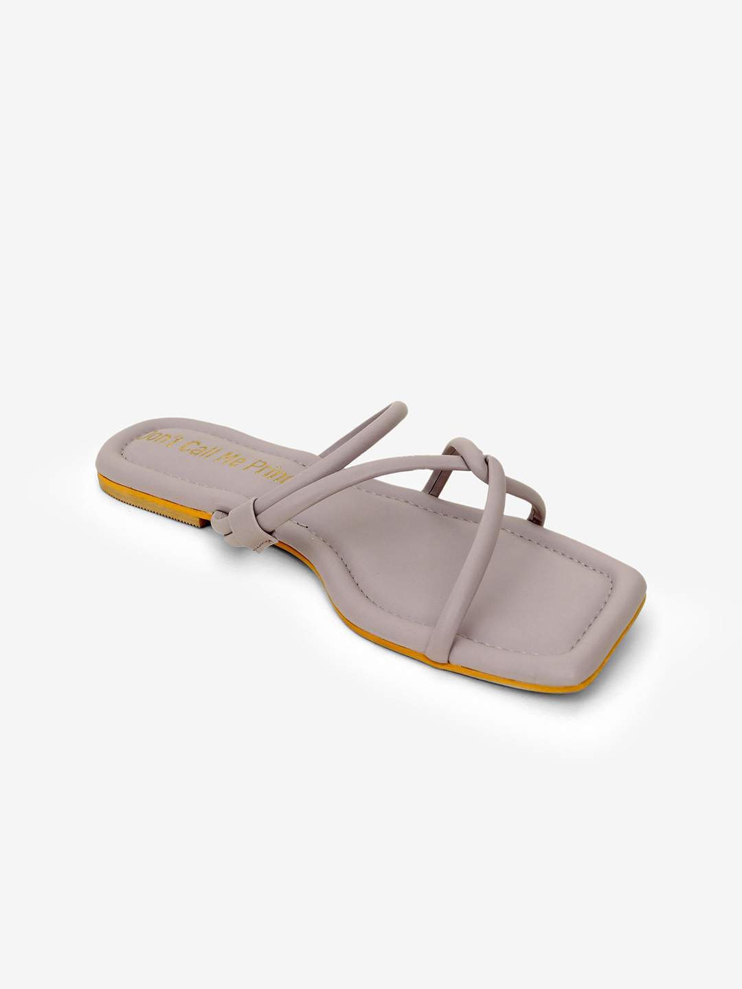 

Don't Call Me Princess Women Grey Colourblocked Open Toe Flats