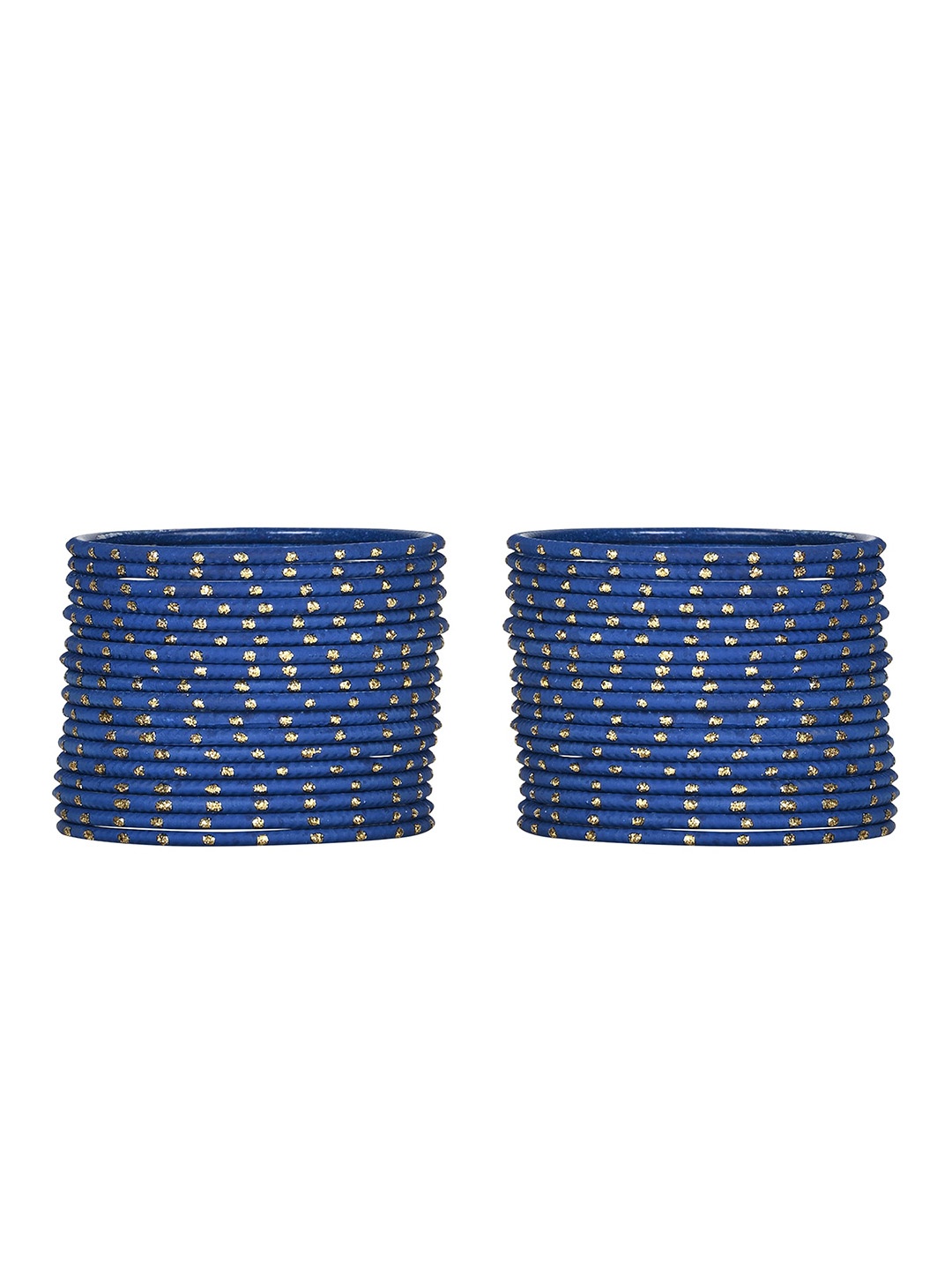 

Arendelle Girls Set of 48 Navy Blue Metal Bangles