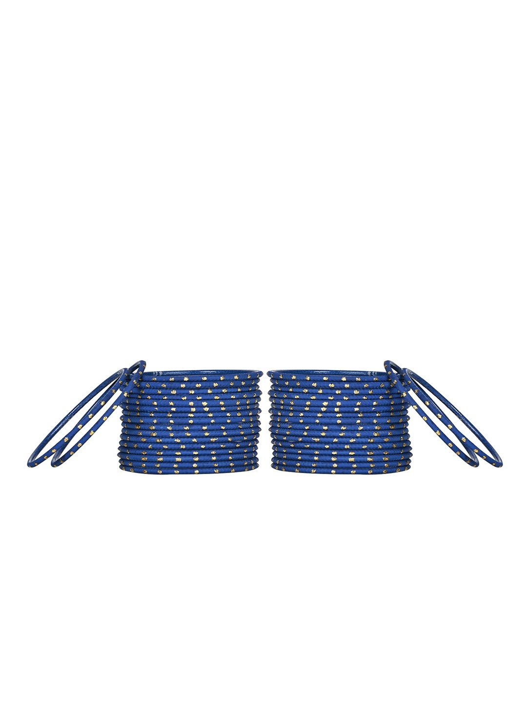 

Arendelle Set of 48 Navy Blue Metal Bangles