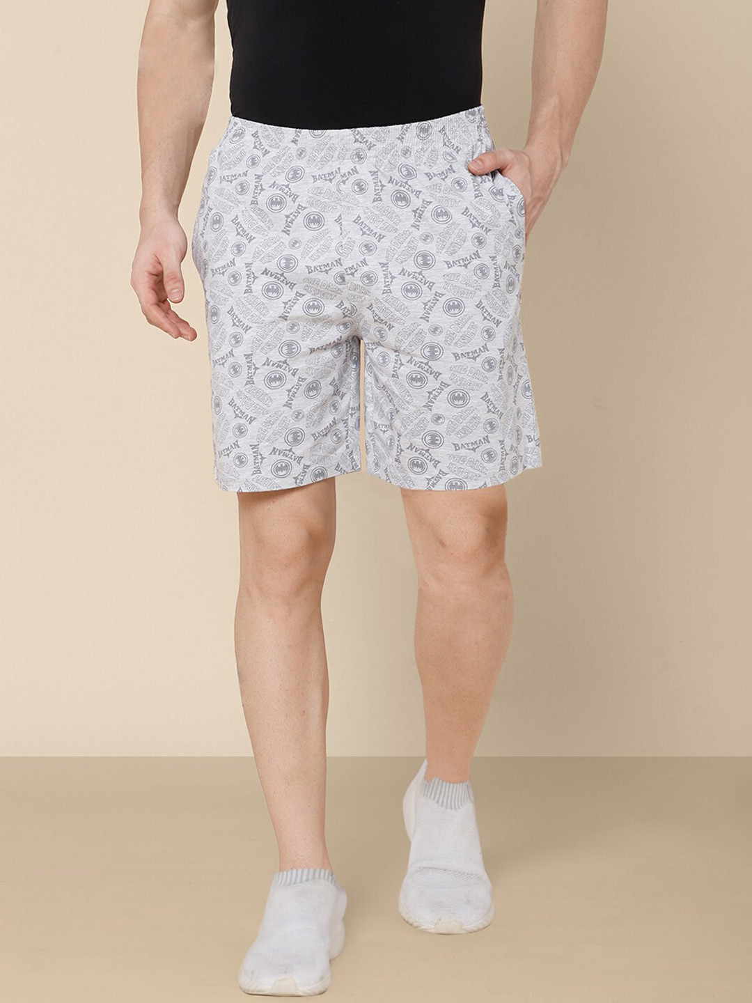 

Free Authority Men Grey Batman Printed Pure Cotton Boxers