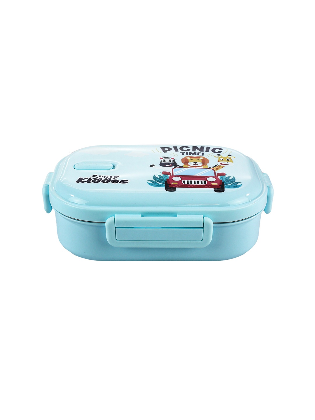 

Smily Kiddos Blue Kids Graphic Printed Stainless Steel Lunch Box