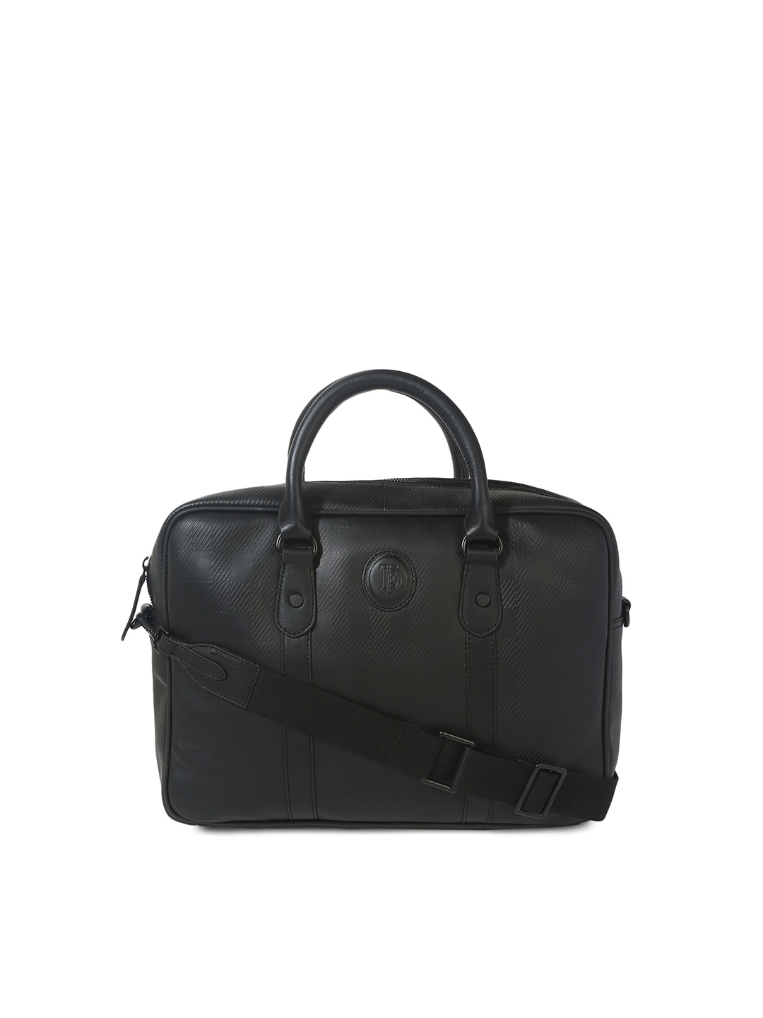 

Ted Baker Men Black Leather Laptop Bag