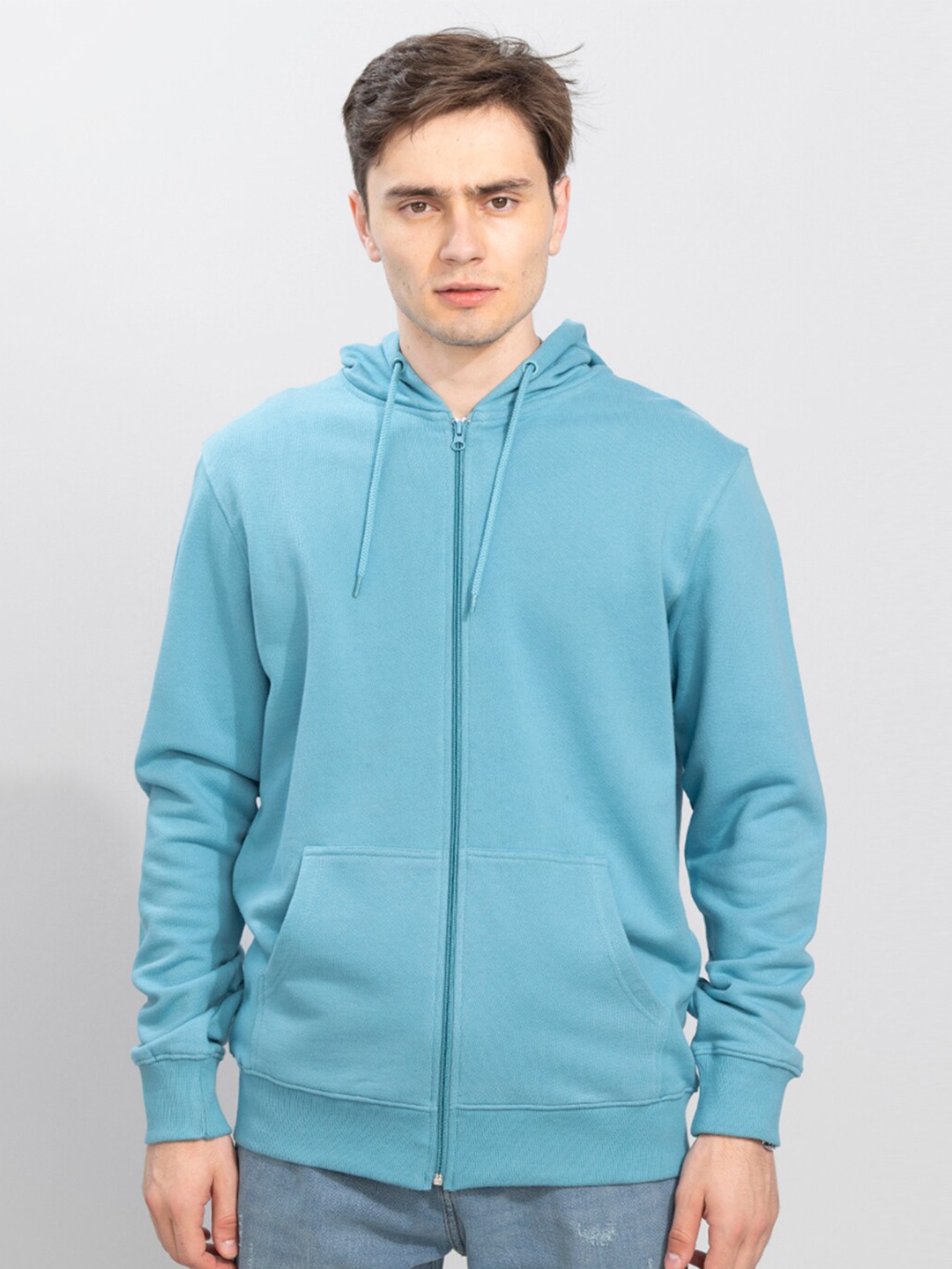 

Snitch Men Blue Hooded Sweatshirt