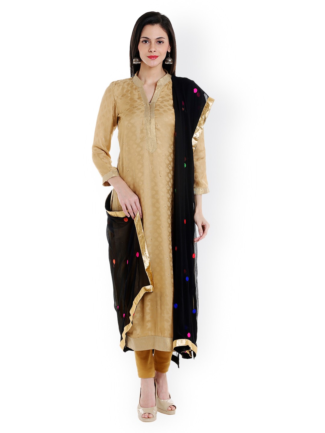 

Dupatta Bazaar Black Embroidered Dupatta
