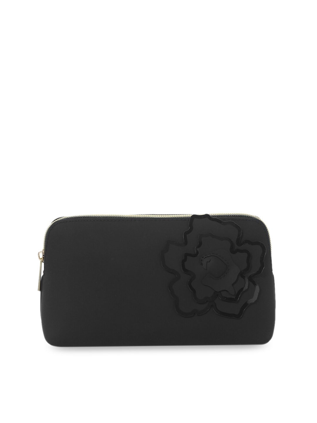 

Ted Baker Women Black Solid Leather Travel Pouch