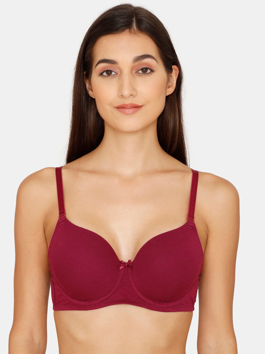 

Zivame Purple Bra Underwired Lightly Padded Bra