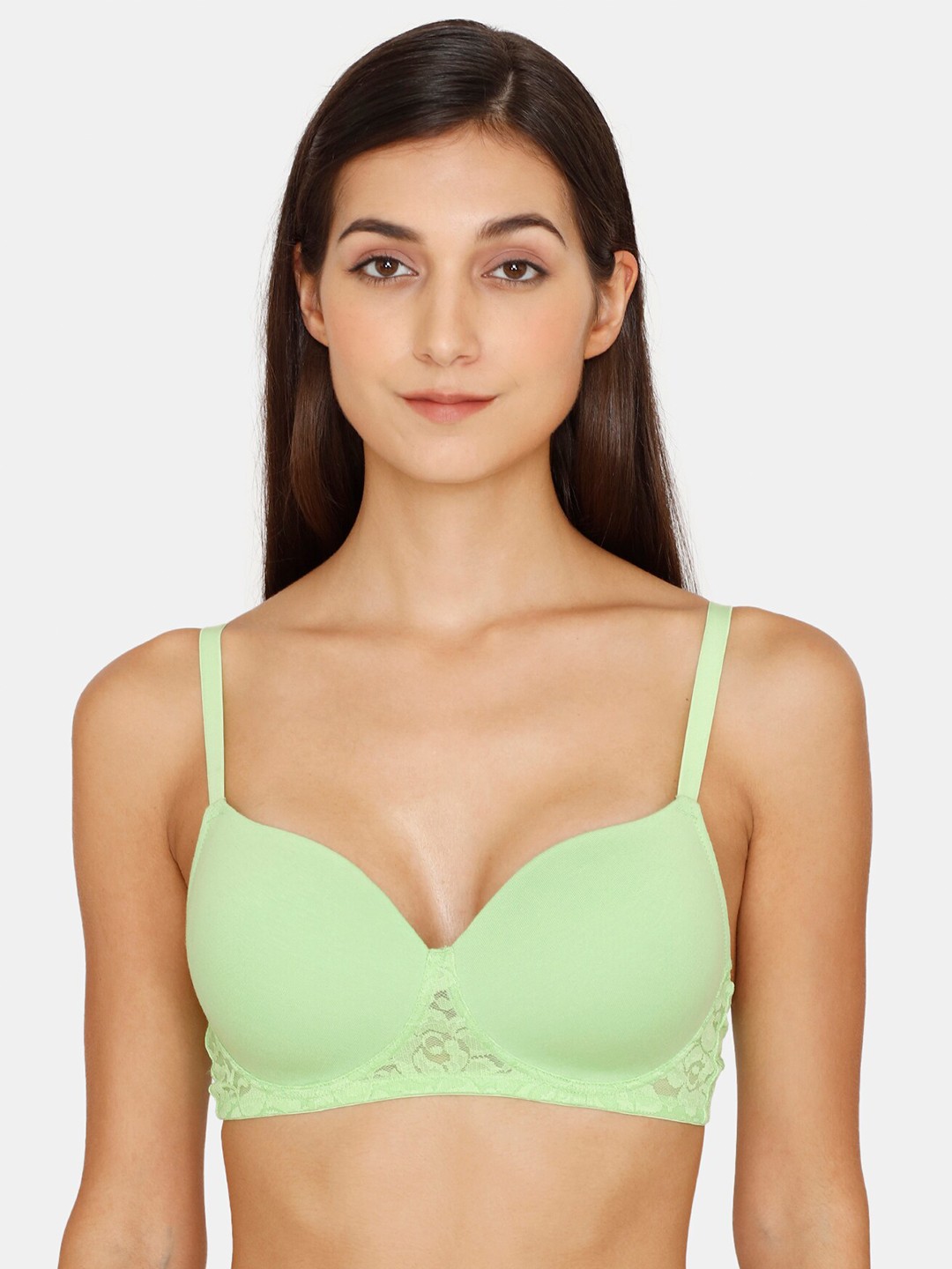 

Zivame Green Bra Lightly Padded