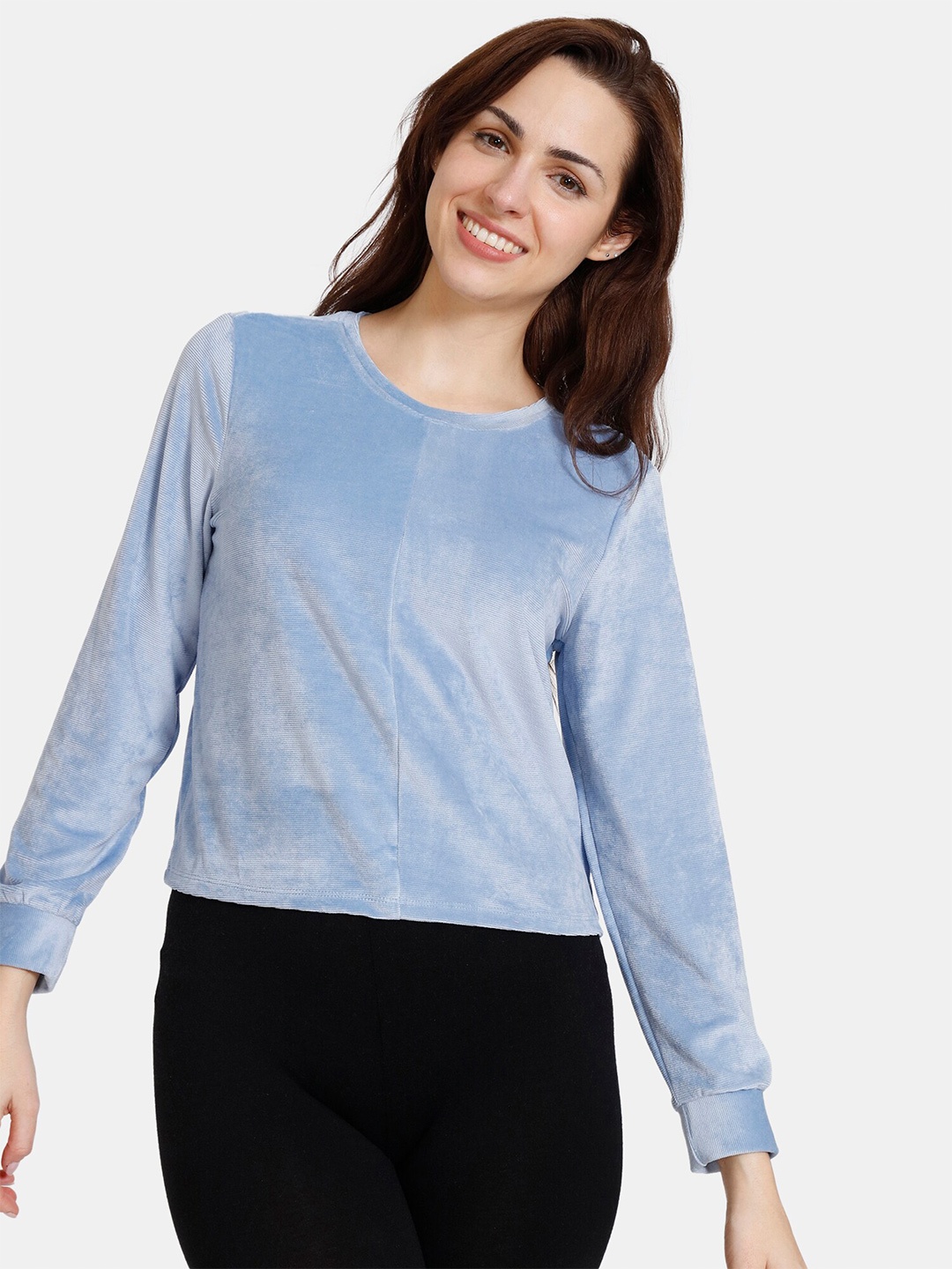 

Zivame Women Blue T-shirt