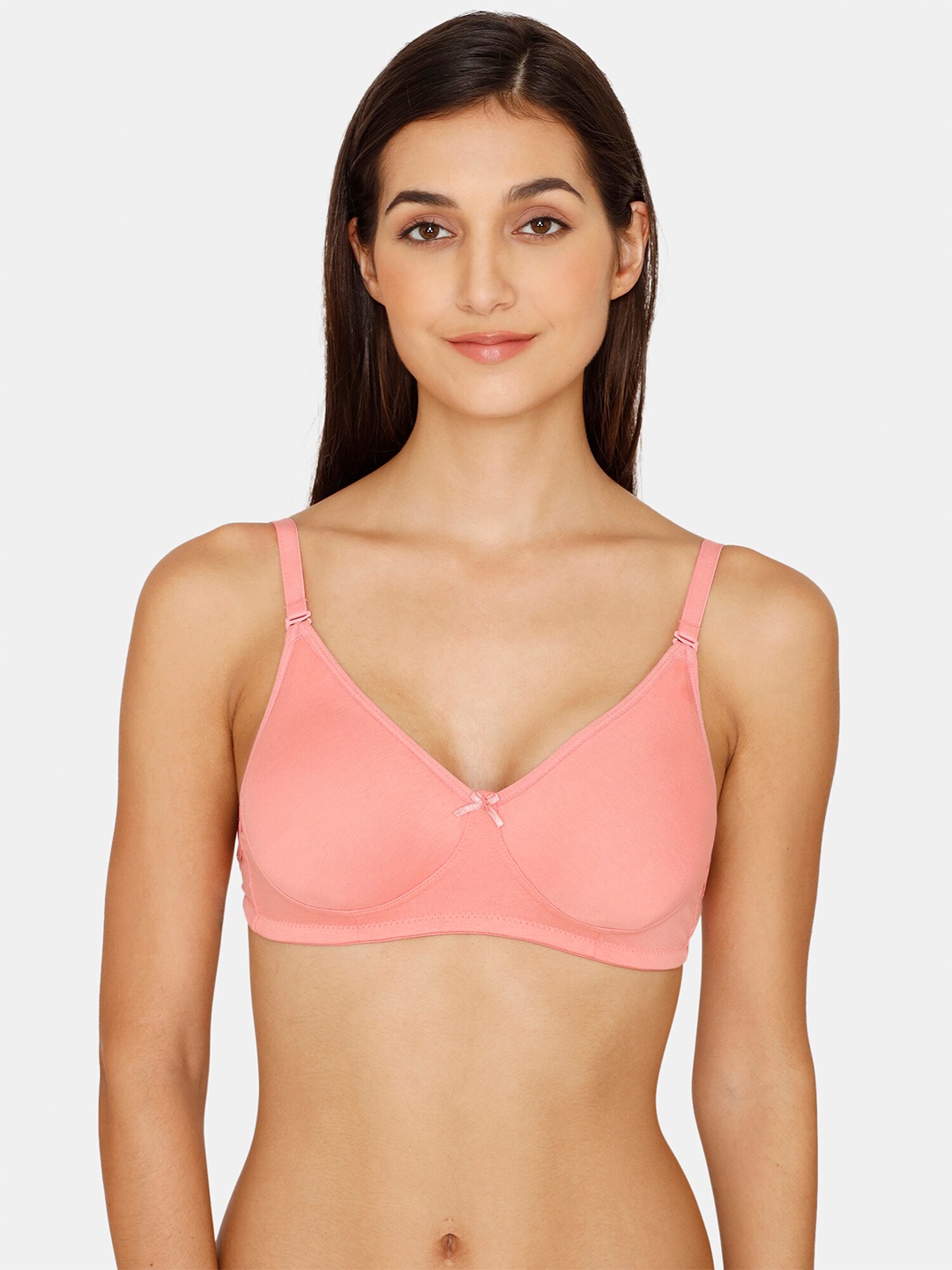

Zivame Women Pink Non Padded Bra, Red