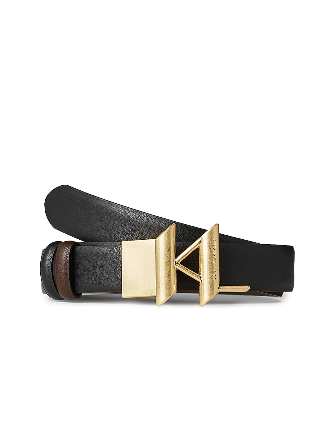 

Karl Lagerfeld Women Brown Leather Formal Belt