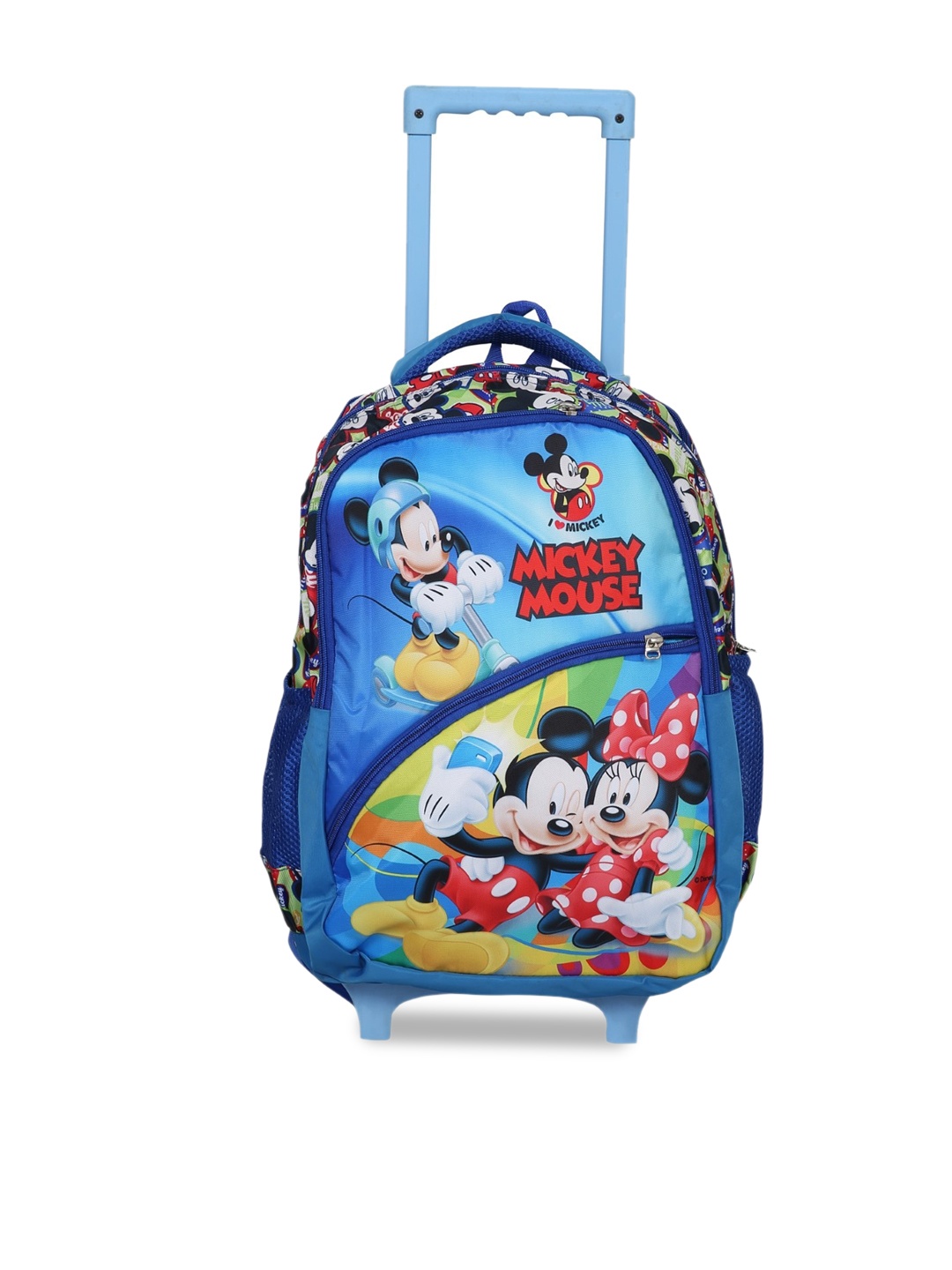 

Disney Kids Blue Printed Trolley Back Pack