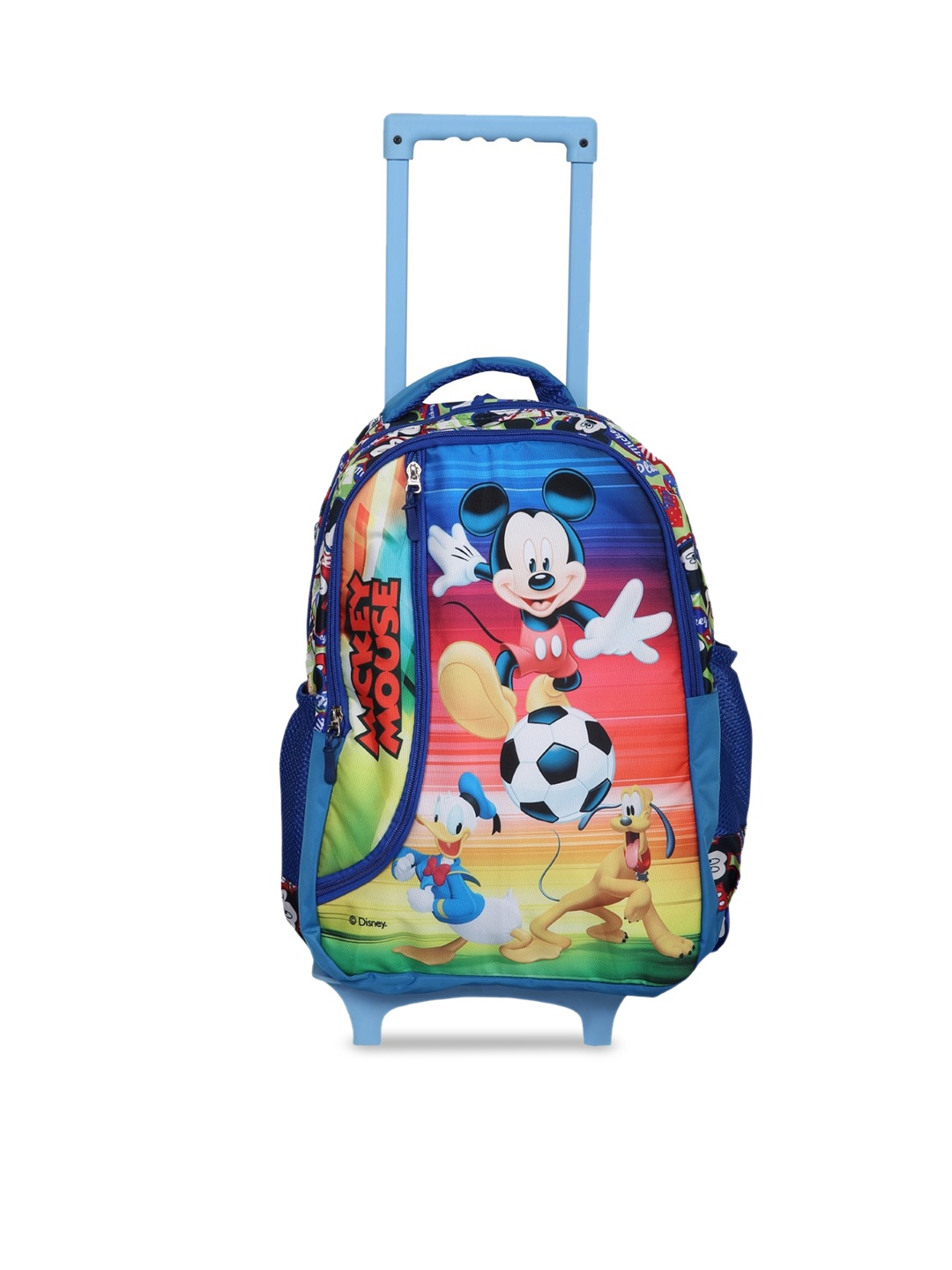 

Disney Kids Blue Printed Trolley Back Pack