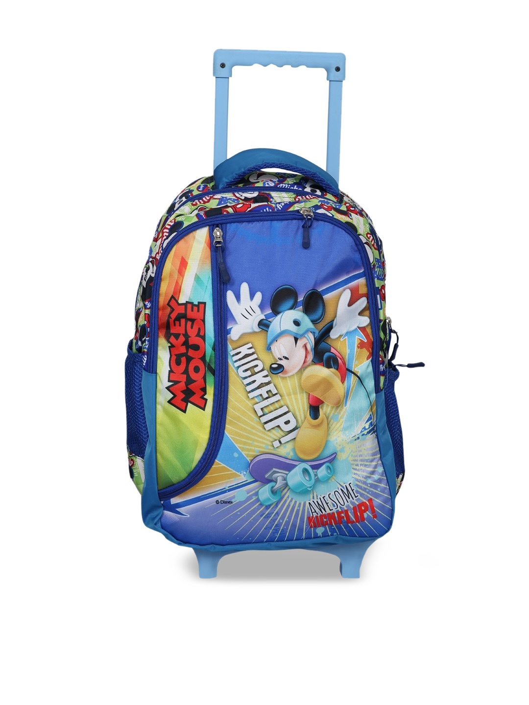 

Disney Kids Blue Printed Trolley Bag