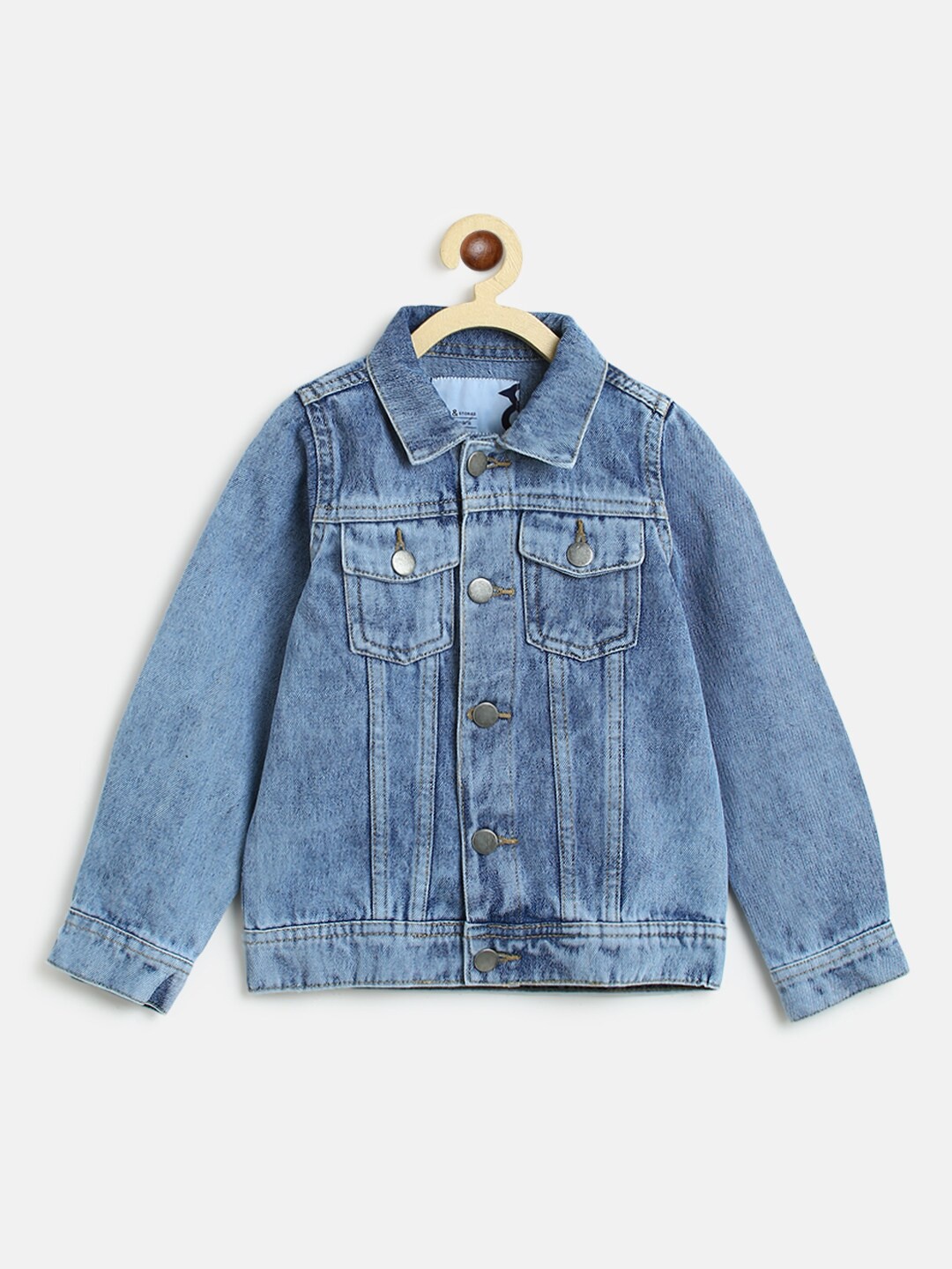 

TALES & STORIES Boys Blue Washed Lightweight Denim Jacket