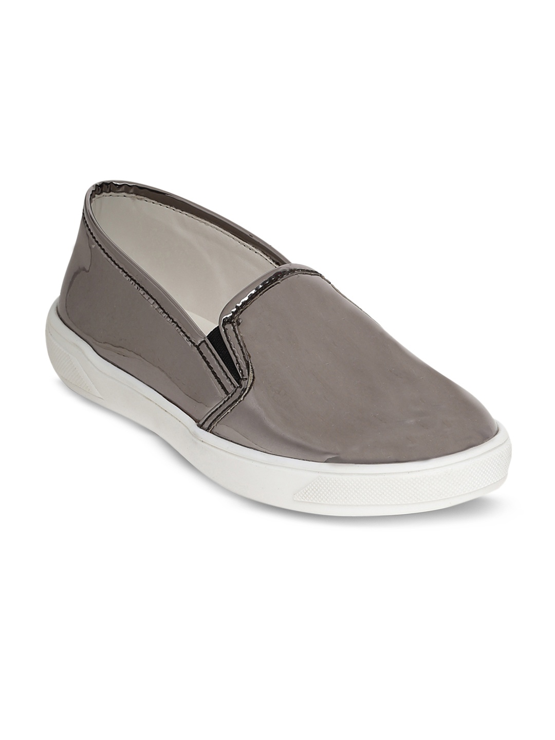 

Bruno Manetti Unisex Gunmetal-Toned Sneakers, Metallic