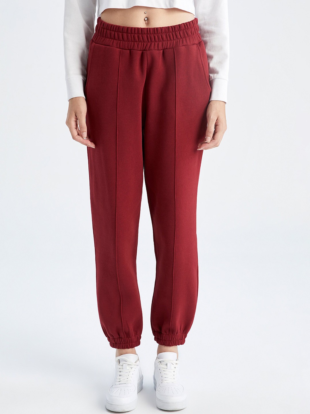 

DeFacto Women Joggers Cotton Trousers, Na