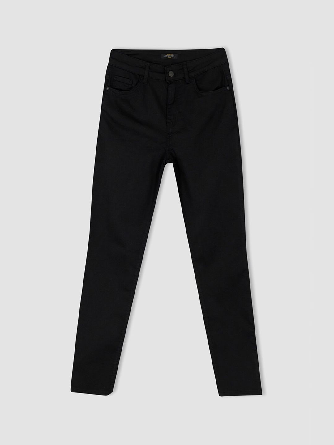

DeFacto Women Black Solid Trousers