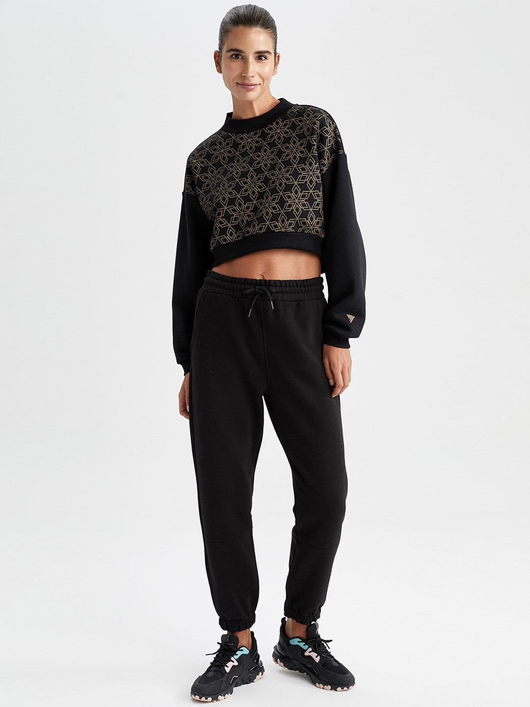 

DeFacto Women Black Joggers Trousers