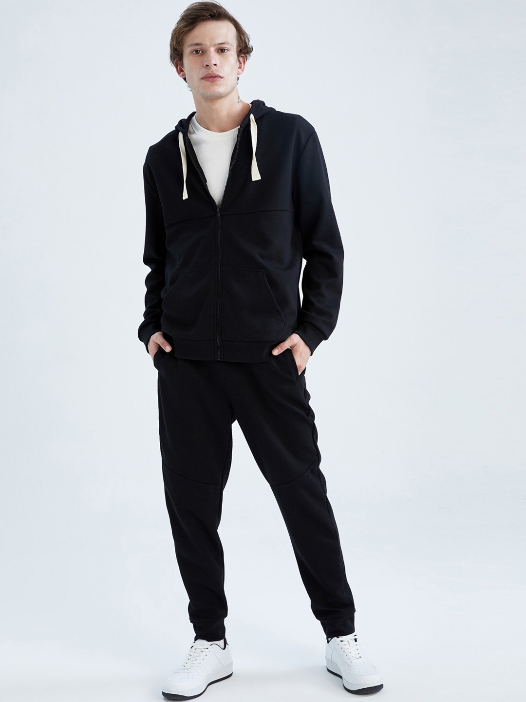 

DeFacto Men Black Joggers Trousers