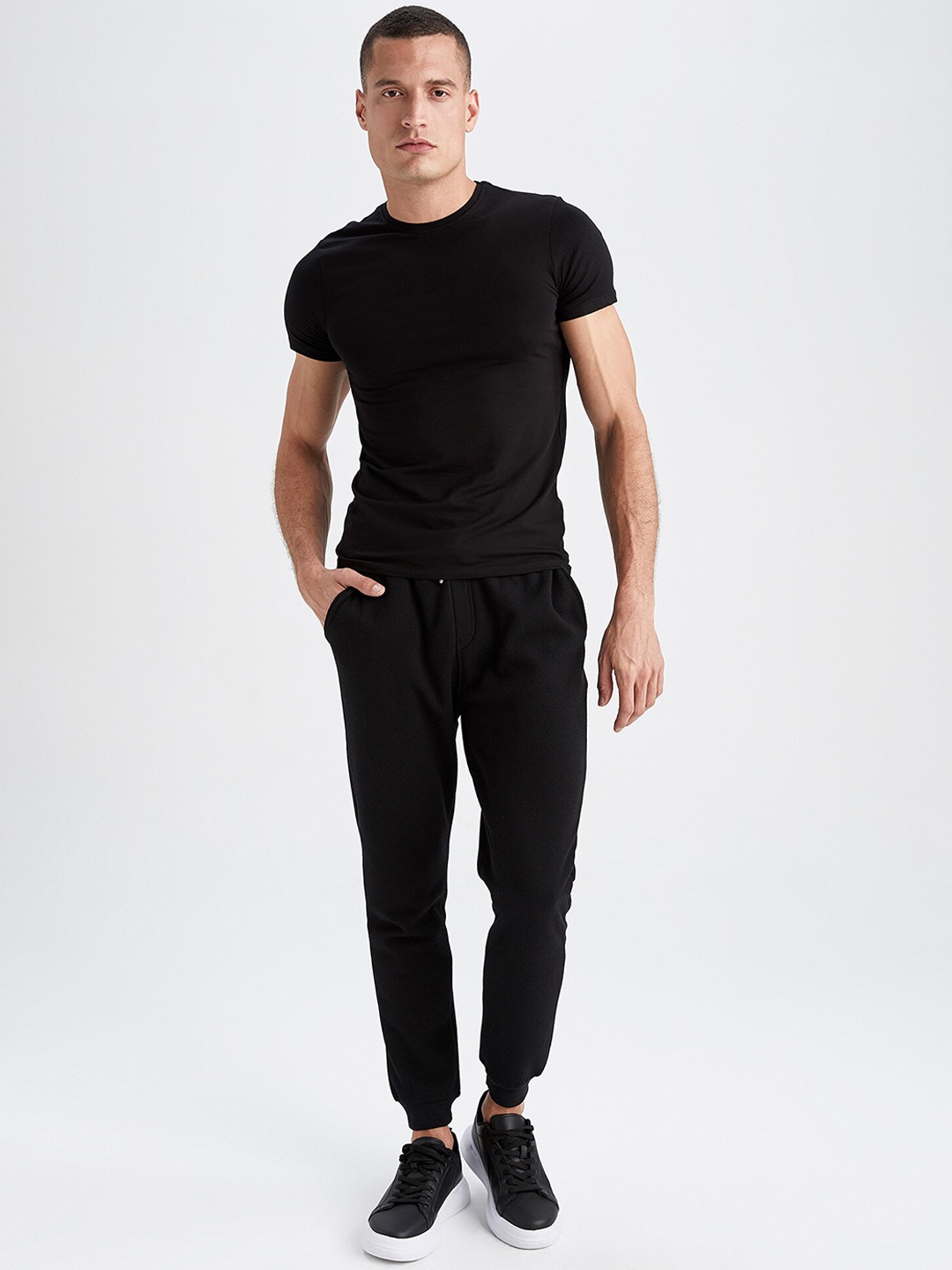 

DeFacto Men Black Joggers Trouser