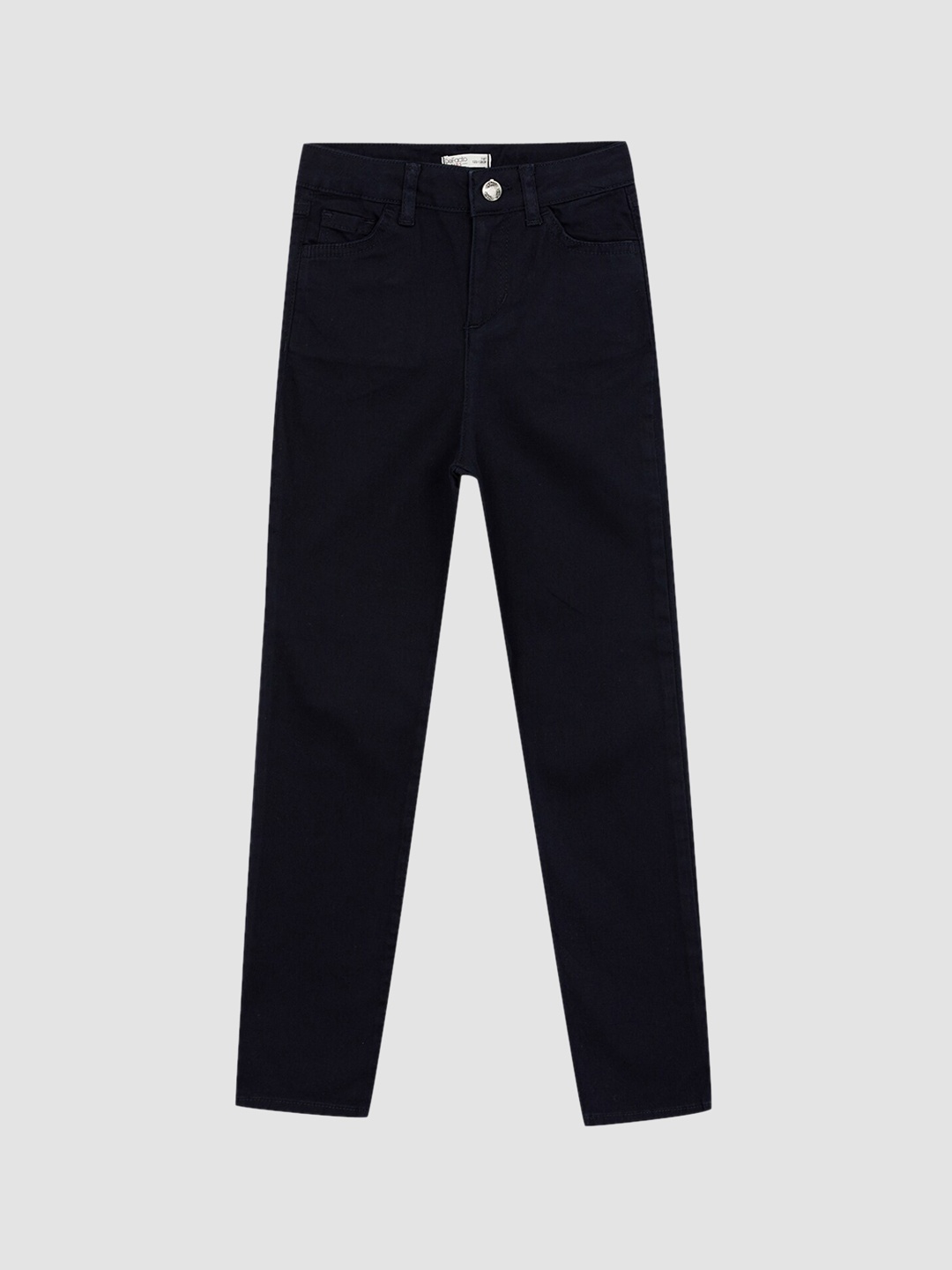 

DeFacto Girls Navy Blue Mid-Rise Trousers