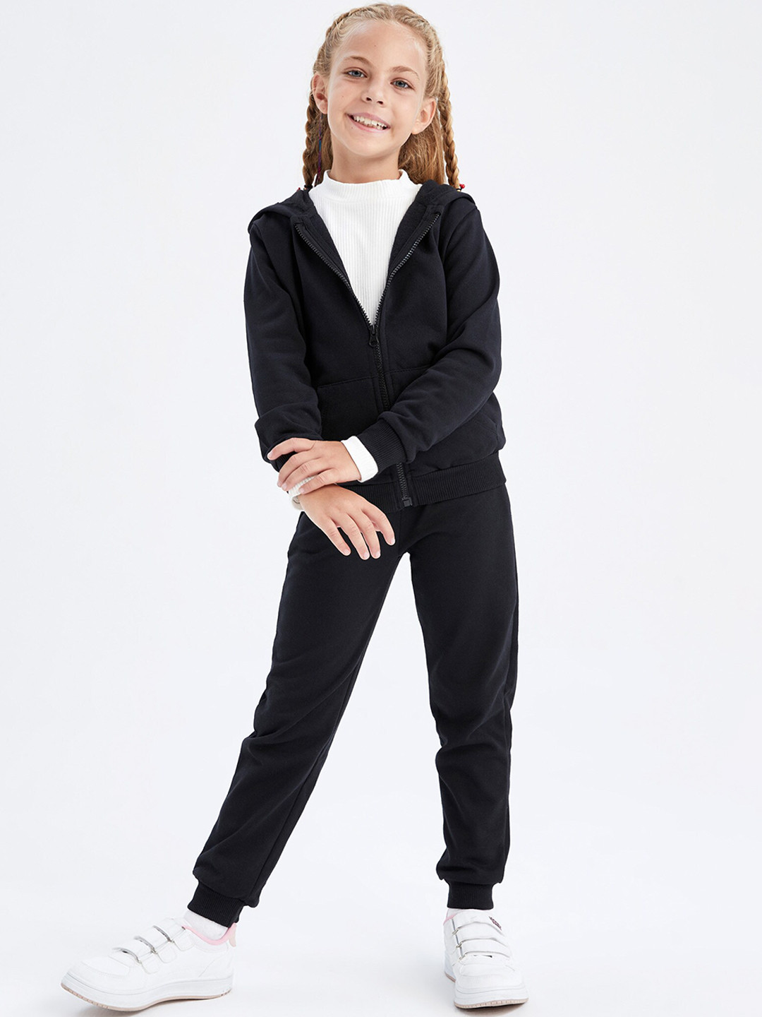

DeFacto Girls Black Joggers Trousers