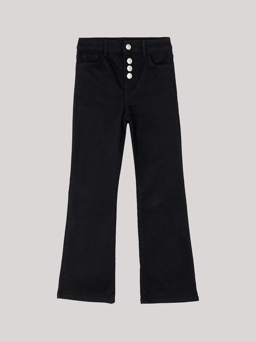 

DeFacto Girls Black Solid Trousers