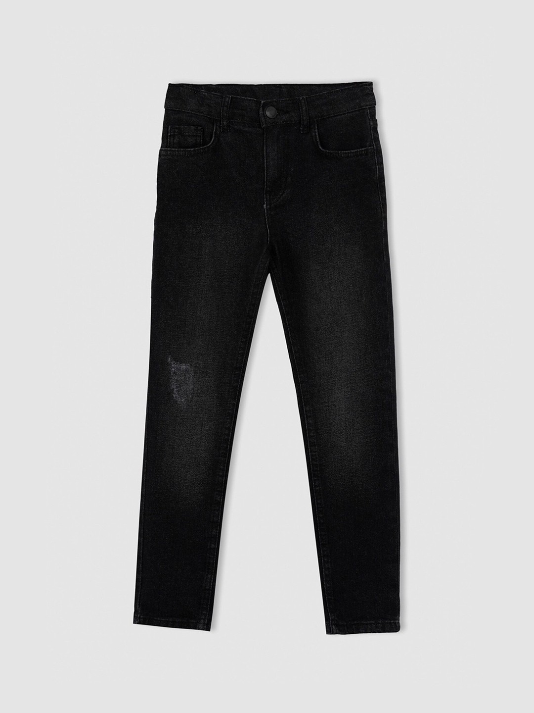 

DeFacto Boys Black Mildly Distressed Stretchable Jeans