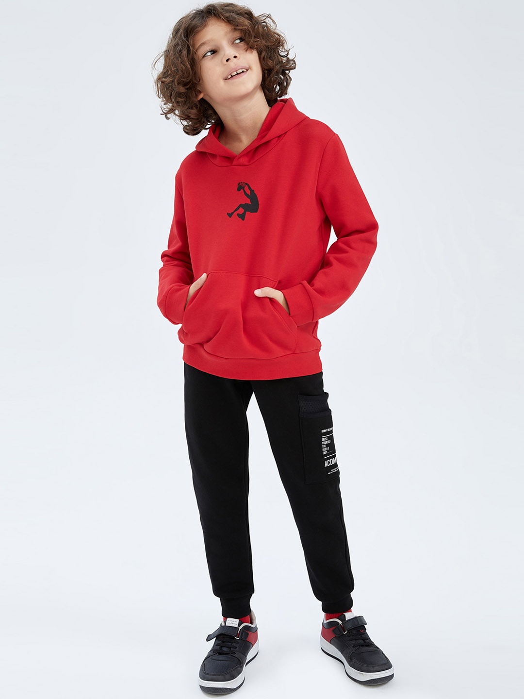 

DeFacto Boys Black Joggers Trousers