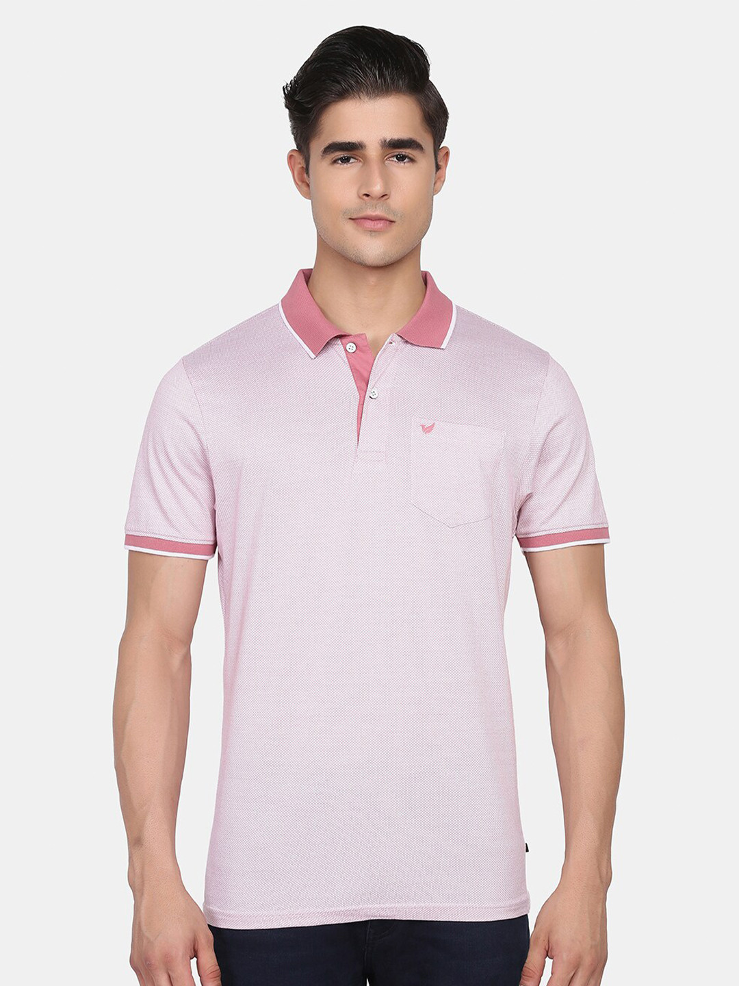 

Blackberrys Men Mercerized Polo Tshirt, Peach