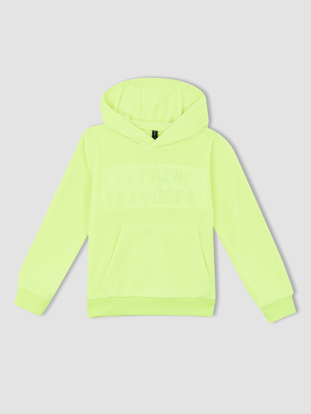 

DeFacto Boys Yellow Hooded Sweatshirt