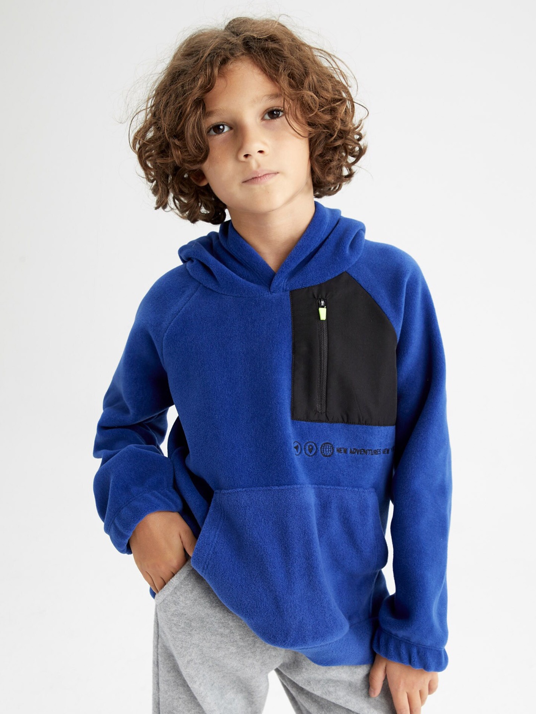 

DeFacto Boys Blue Solid Sweatshirt