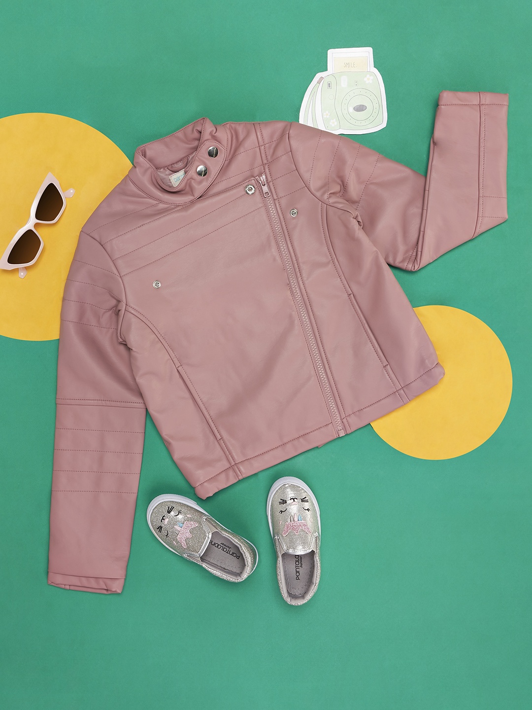 

Pantaloons Junior Girls Brown Tailored Jacket