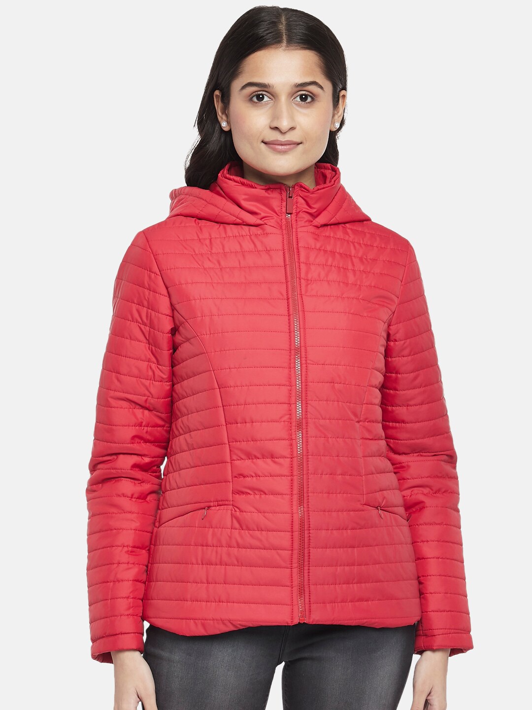 

People Women Pink Sporty Jacket