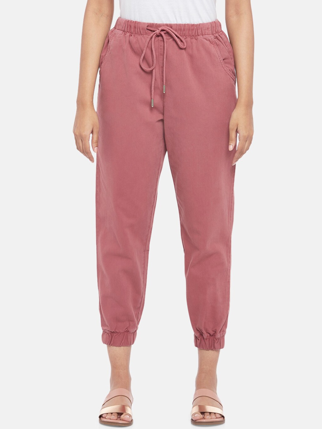 

People Women Pink High-Rise Jeans