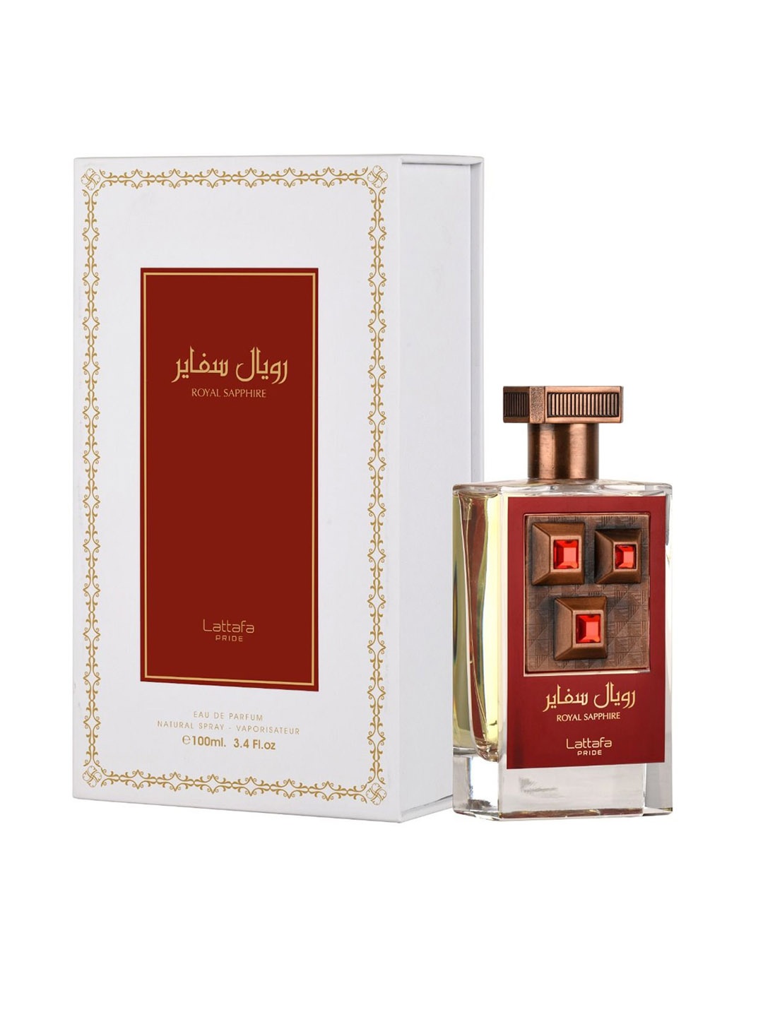 

Lattafa Pride Royal Sapphire Eau de Parfum - 100ml, Red