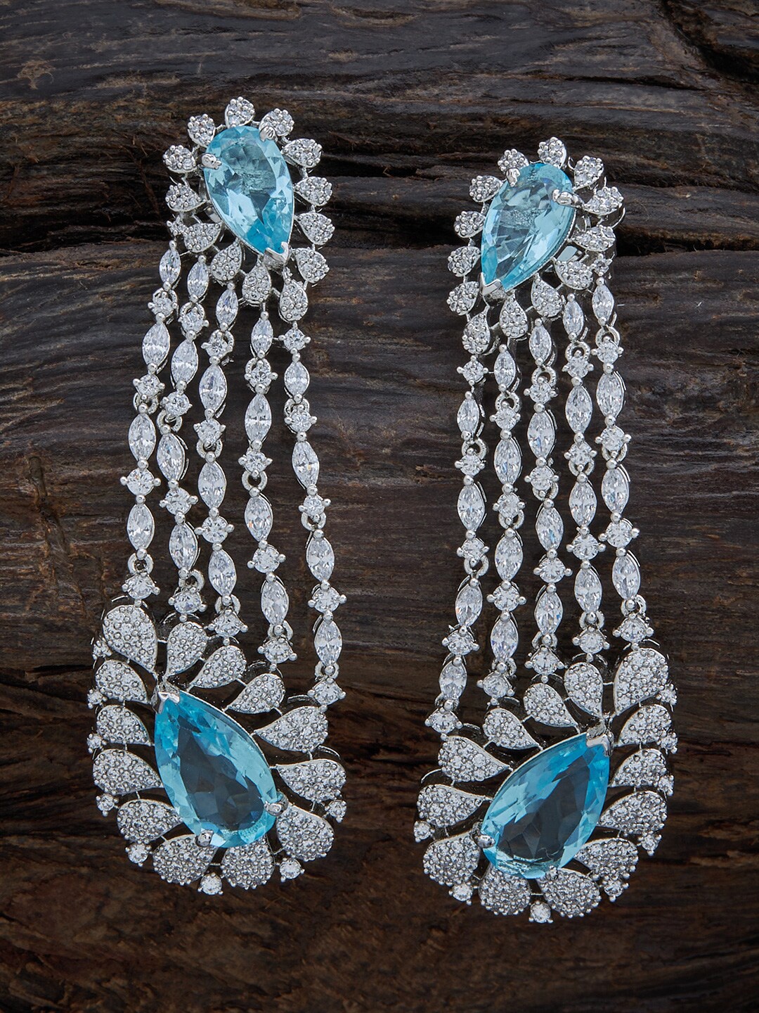 

Kushal's Fashion Jewellery women Sea Green Contemporary Drop Earrings
