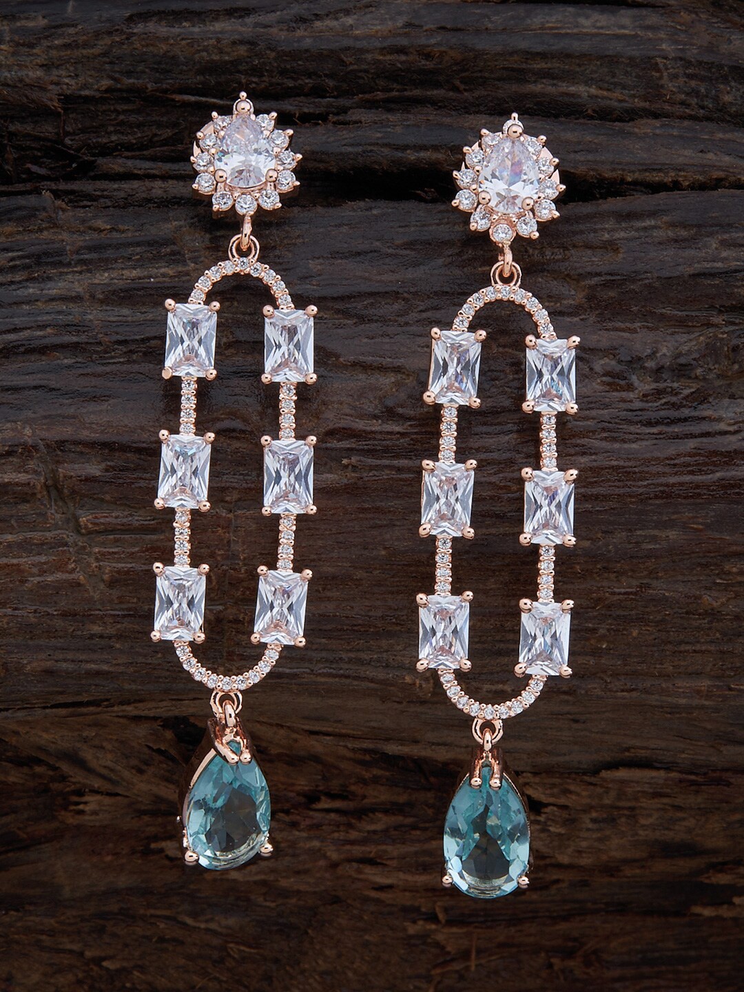

Kushal's Fashion Jewellery Women Sea Green Contemporary Drop Earrings