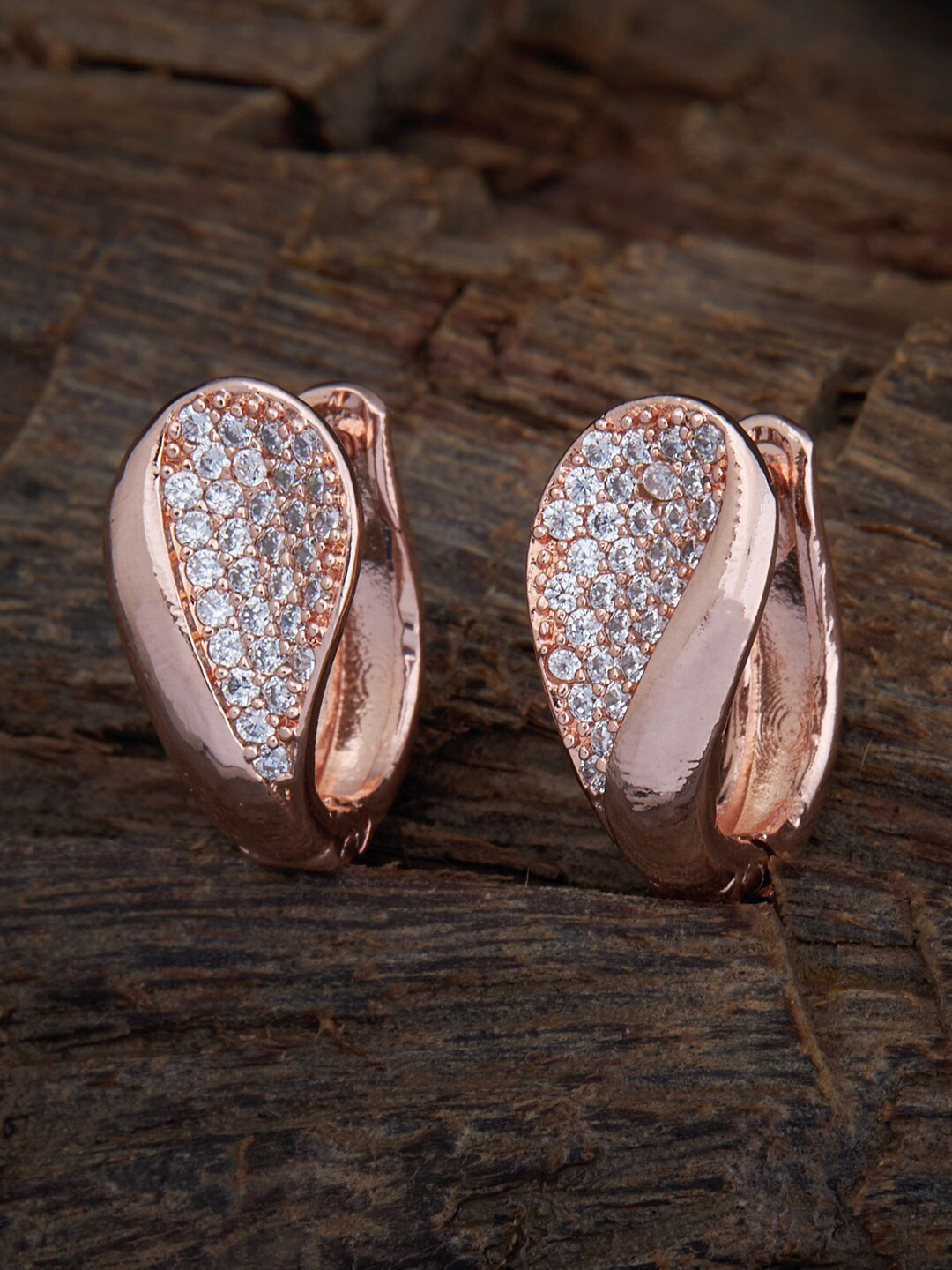 

Kushal's Fashion Jewellery Women White Circular Studs Earrings
