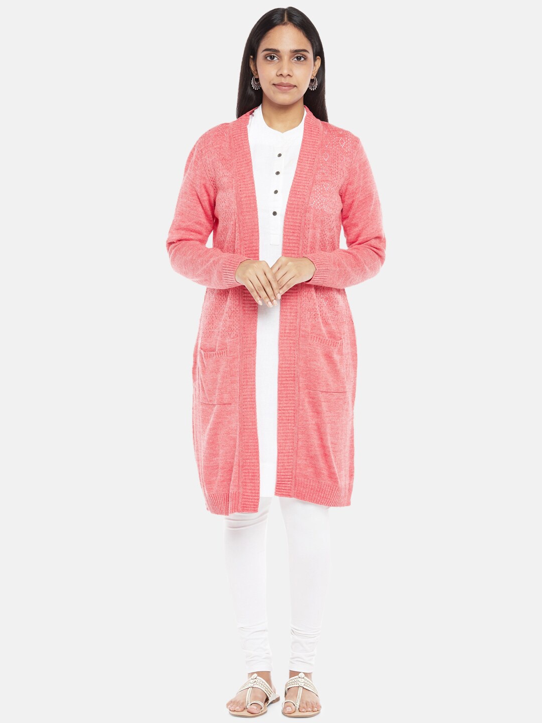 

RANGMANCH BY PANTALOONS Women Coral Kurta