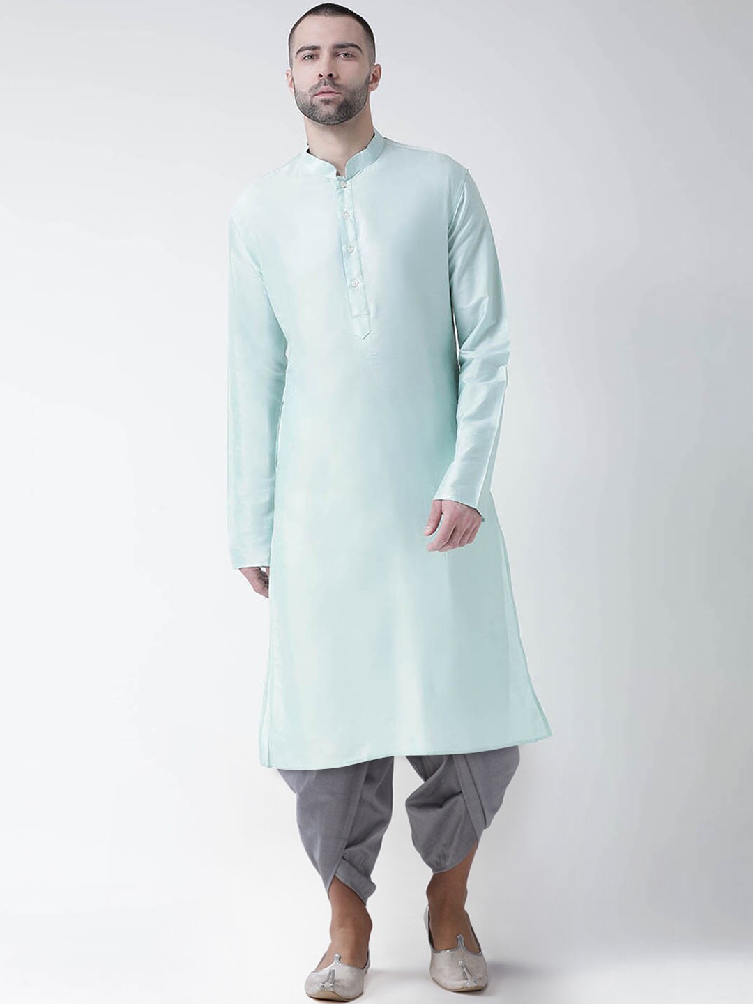 

KISAH Men Blue Kurta with Dhoti Pants