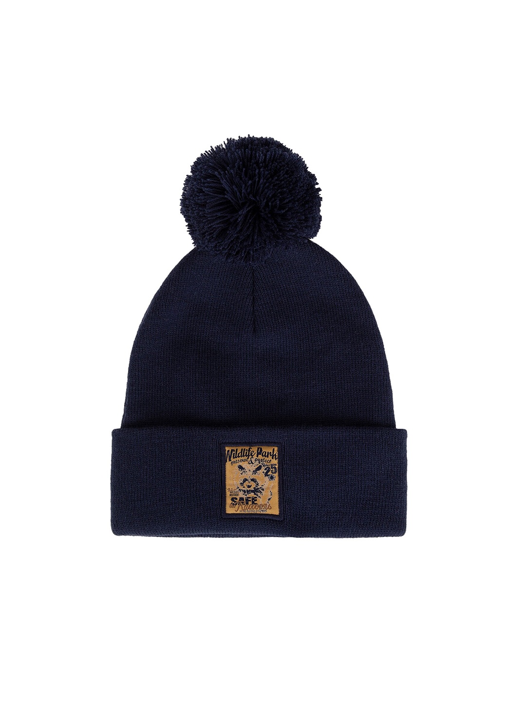 

DeFacto Boys Navy Blue & Brown Beanie