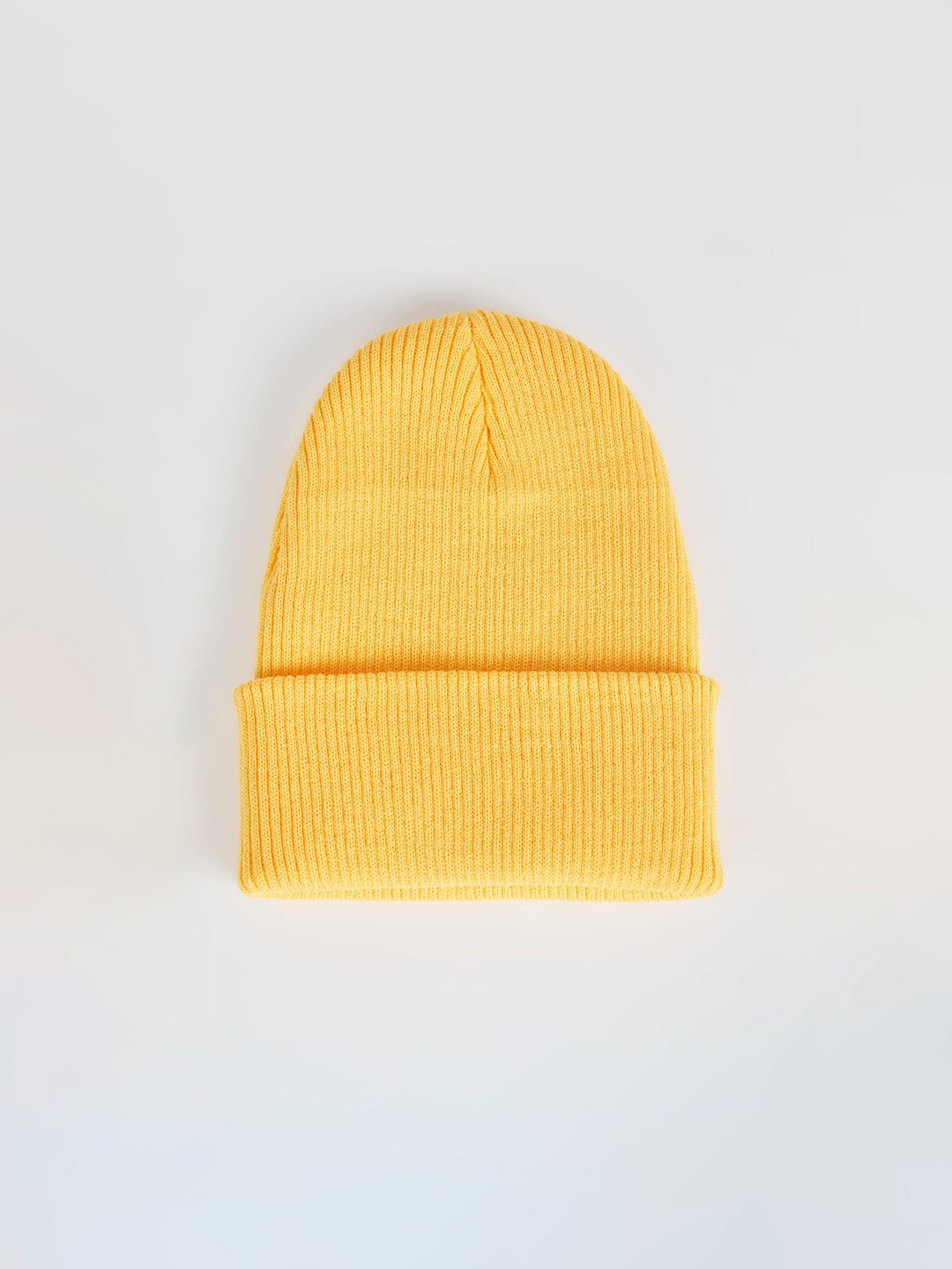 

DeFacto Women Yellow Acrylic Beanie