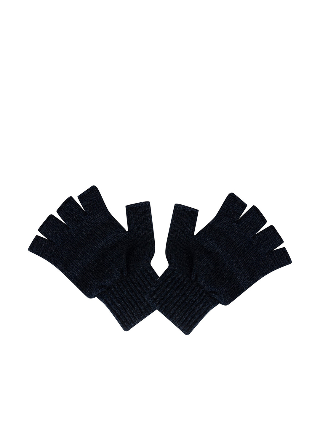 

DeFacto Men Black Solid Acrylic Hand Gloves